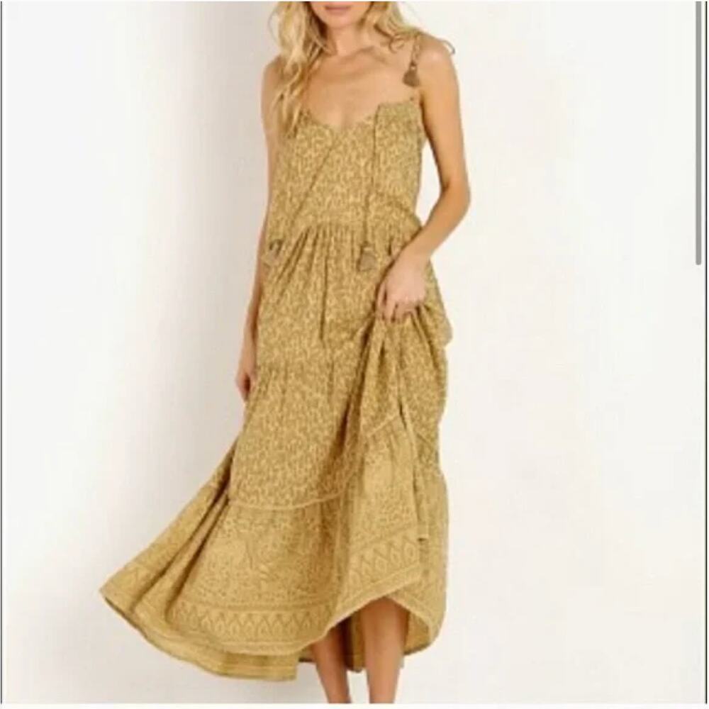 EUC Spell & The Gypsy Wild Thing Strappy Maxi Dress - S - Picture 8 of 12